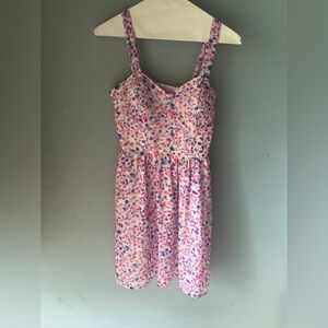 Candie’s Foral Sweetheart Dress